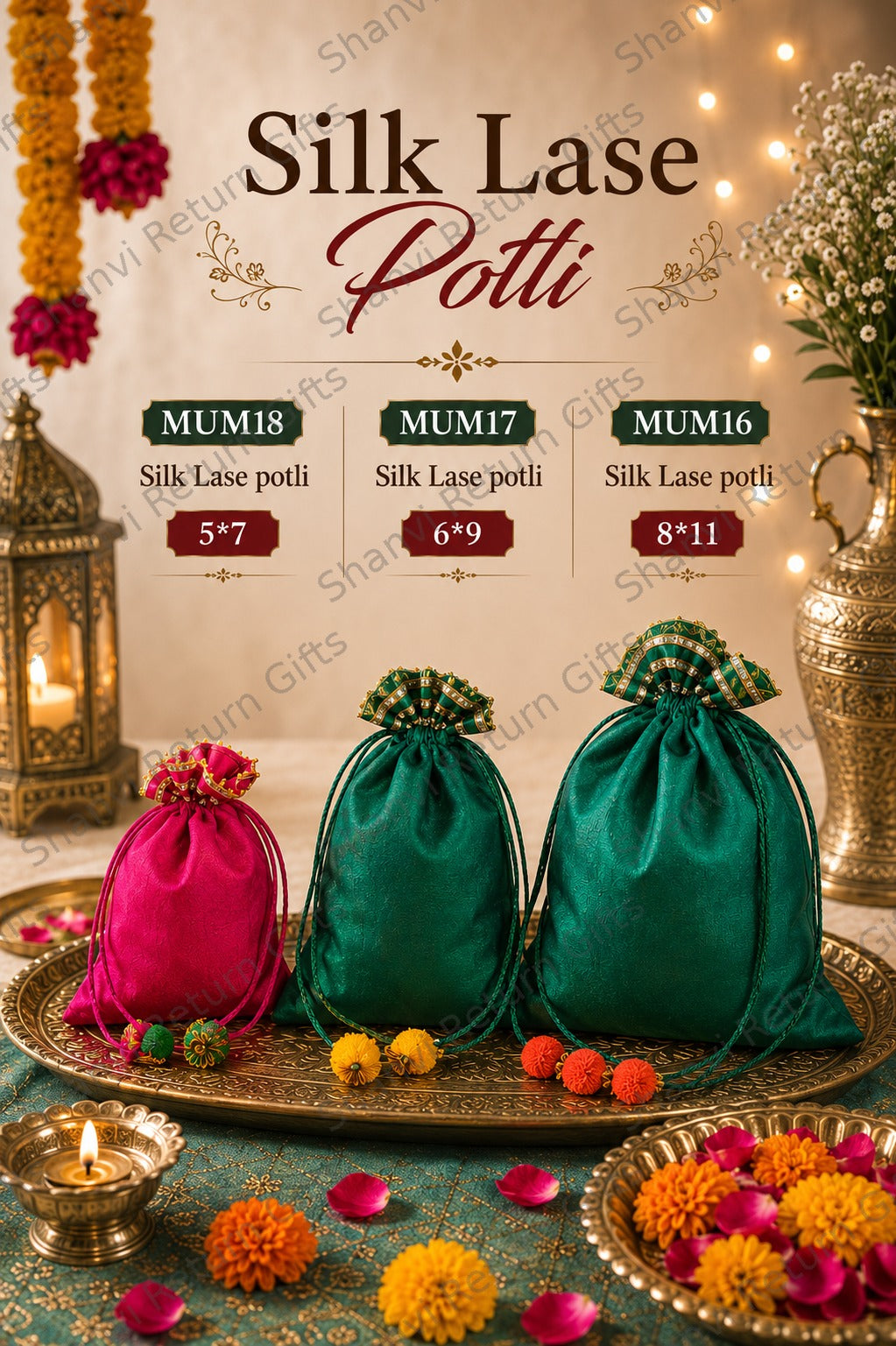 Silk Lase potli