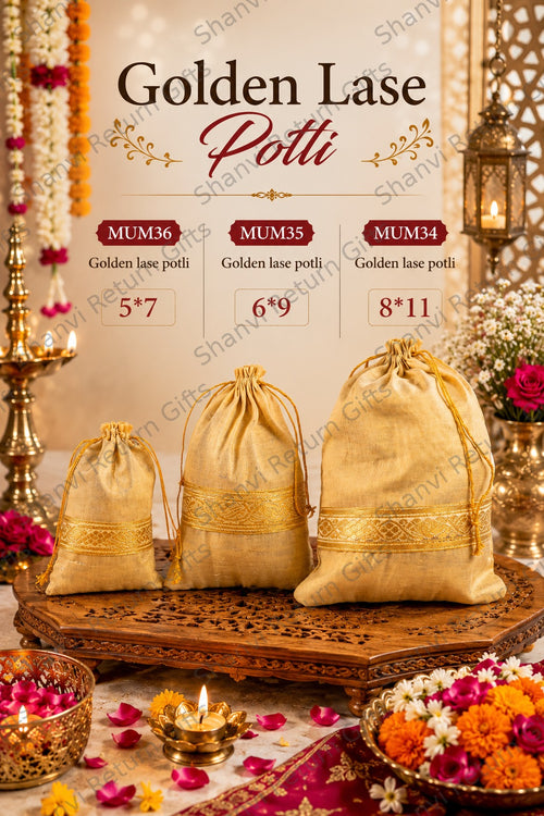 Golden lase potli