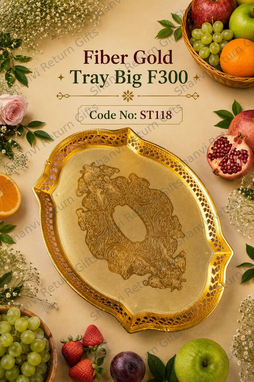 Fiber Gold Tray Big