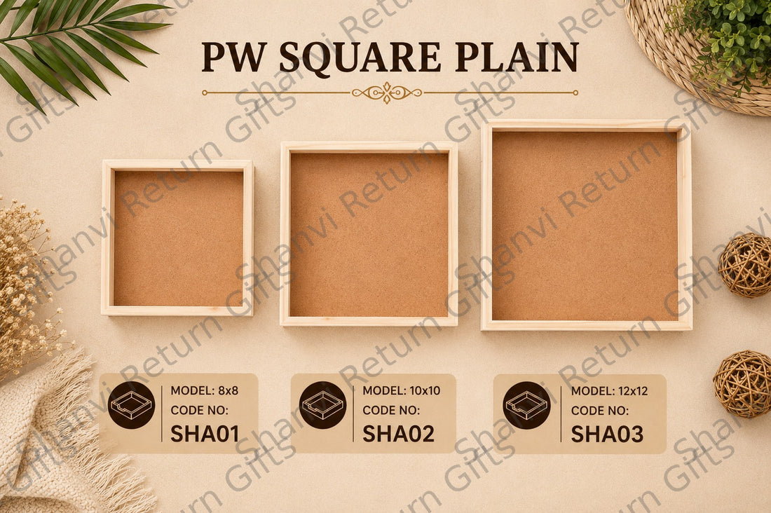 Pinewood Square plain Tray