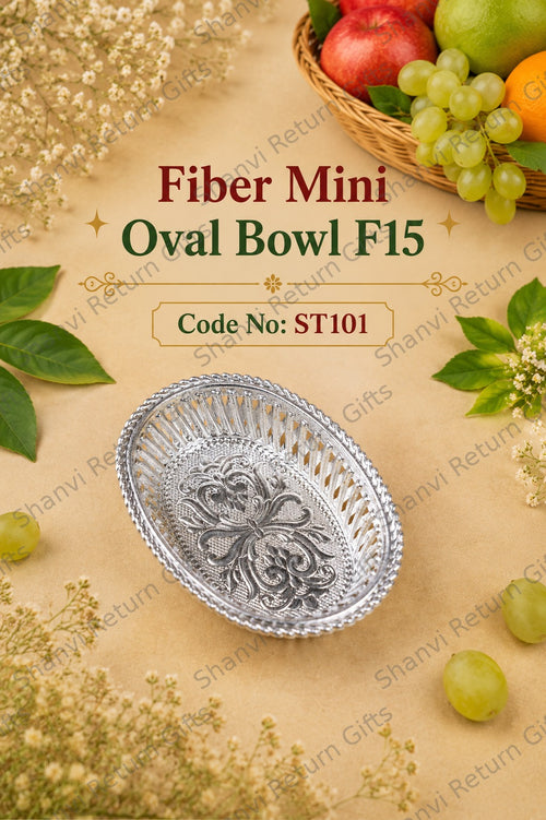 Fiber Mini Oval Bowl
