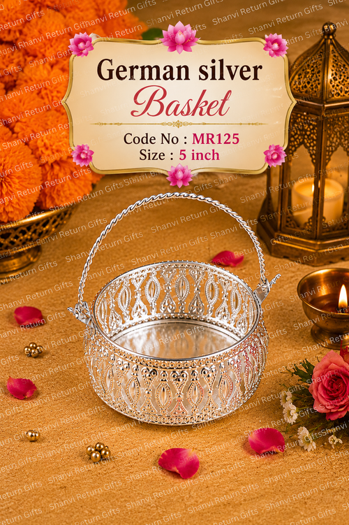 German Silver Basket