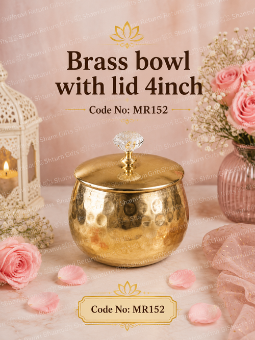 Brass Bowl With Lid