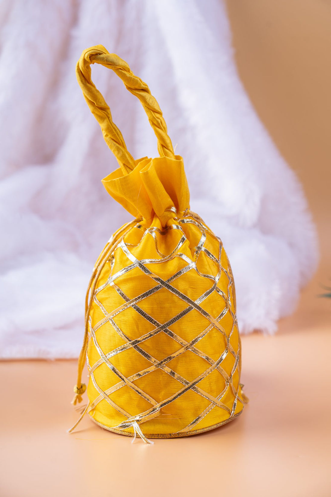Diamond Potli With Handle