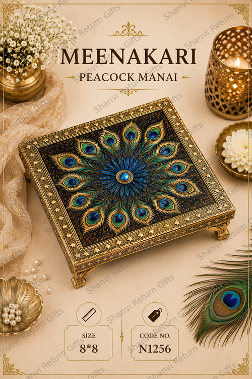 Meenakari Peacock Manai