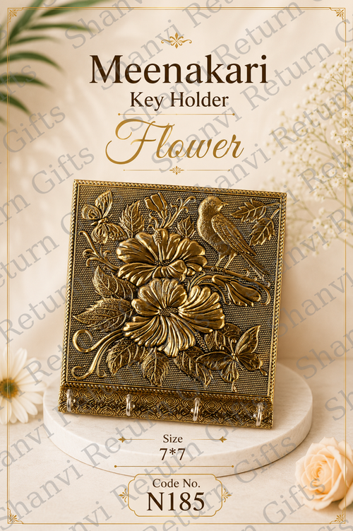 Meenakari Key holder Flower