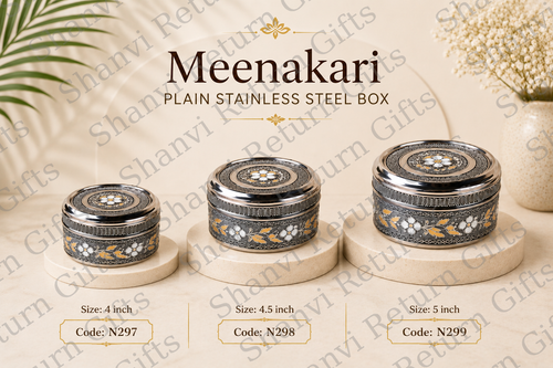 Meenakari Plain Steel Oxide