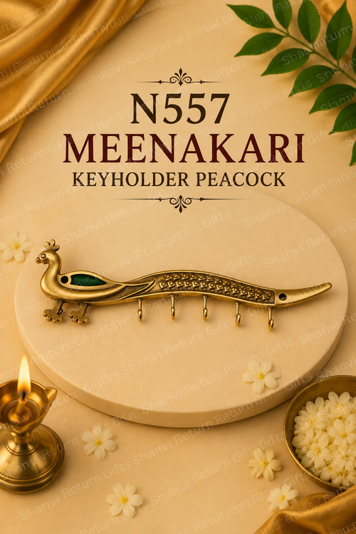 Meenakari Keyholder Peacock