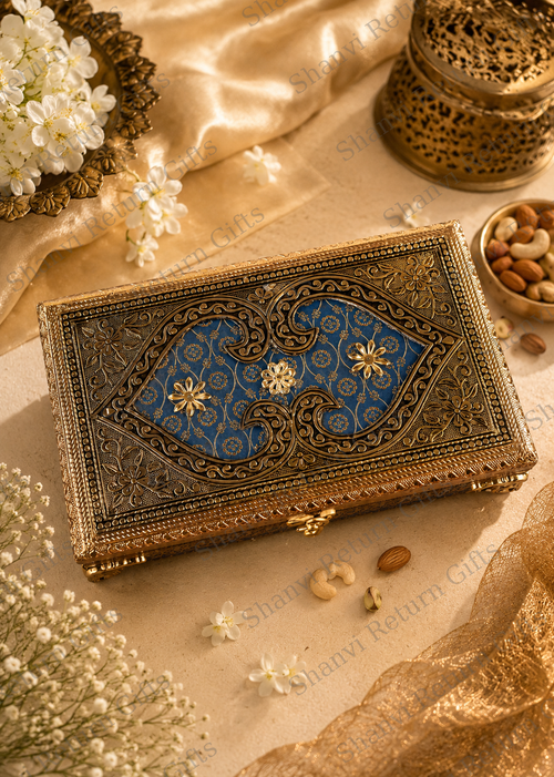 Meenakari Dry fruit Box 10*6 -4D