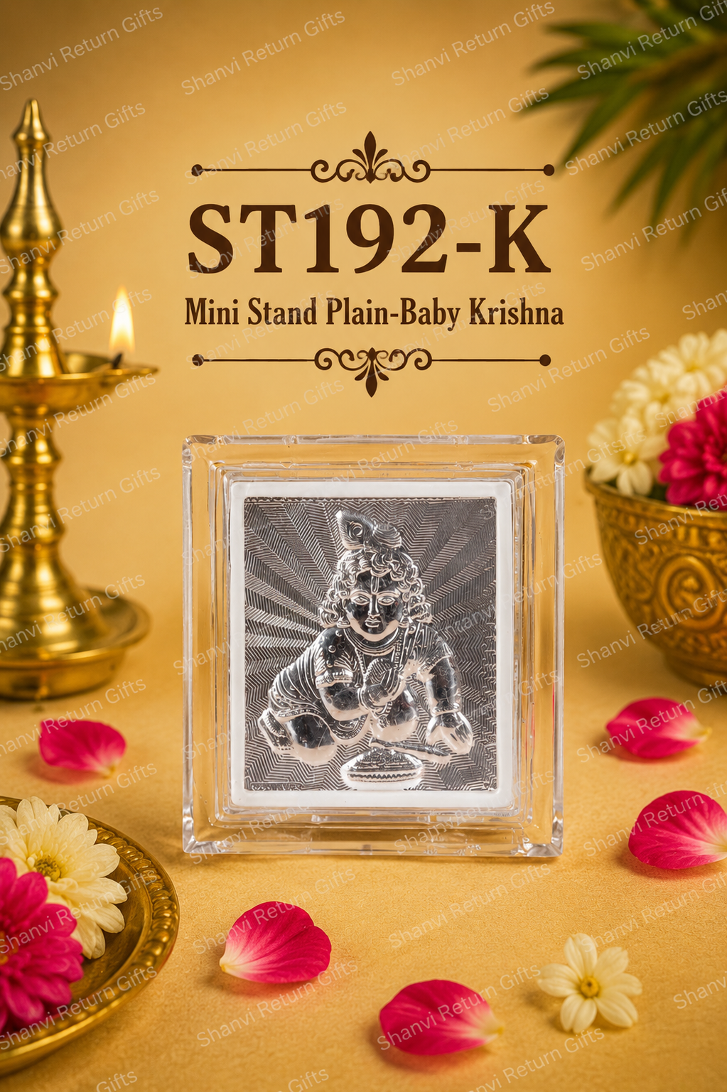 Mini Stand Plain-Baby Krishna