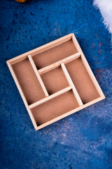 Pinewood Square Dry fruits Tray 8*8 3