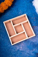 Pinewood Square Dry fruits Tray 8*8 4