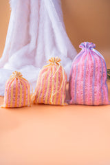Stripe glitter potli 2
