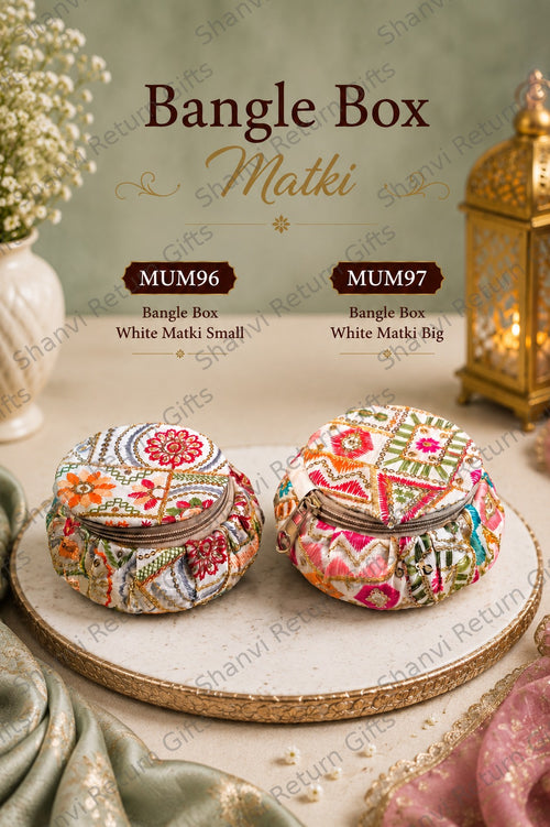 Bangle Box White Matki