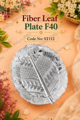 Fiber Leaf Plate 1