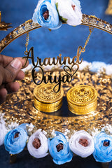 Golden Basket Ring Plate 12