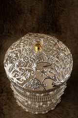 Turkish German Silver Round Box 5