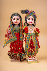 Radha Krishna Doll Pair 7