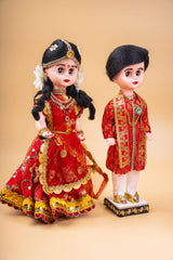 Rosy Engagement Set Dolls Lehenga Set 3