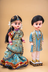 Rosy Engagement Set Dolls Lehenga Set 11