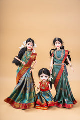Mehendi Set 5 Dolls With Barbie Dolls 4