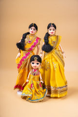 Haldi Set 5 Dolls Barbie Dolls 3