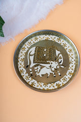 Meenakari Steel plate 8inch 2