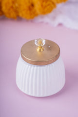 Pichwai White Jar 4