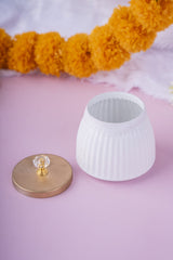 Pichwai White Jar 5