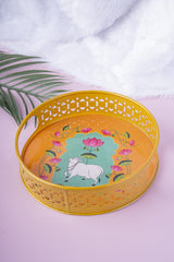 Pichwai Tray Circle 6