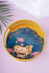 Pichwai Tray Circle 7