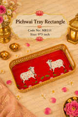 Pichwai Tray Rectangle 2