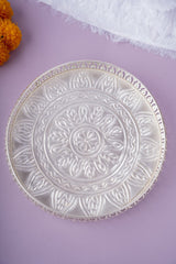 German Silver Embossed Tray 3