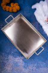 German Silver Rectangle Tray 2