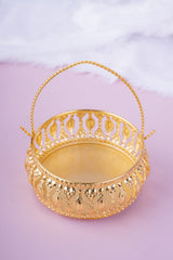 German Silver Gold Basket 4