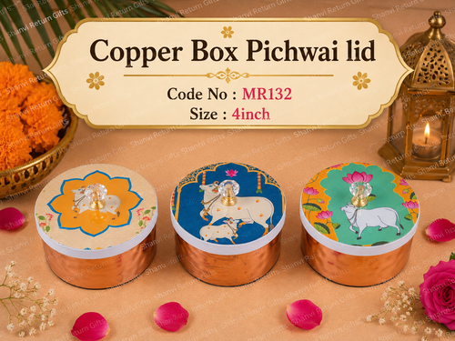 Copper Box Pichwai Lid