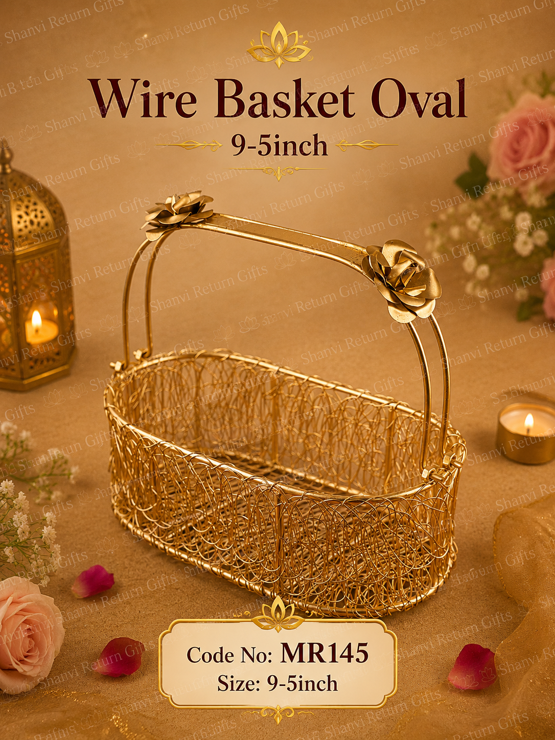 Wire Basket Oval