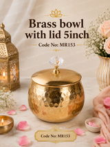 Brass Bowl With Lid 2