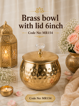 Brass Bowl With Lid 3