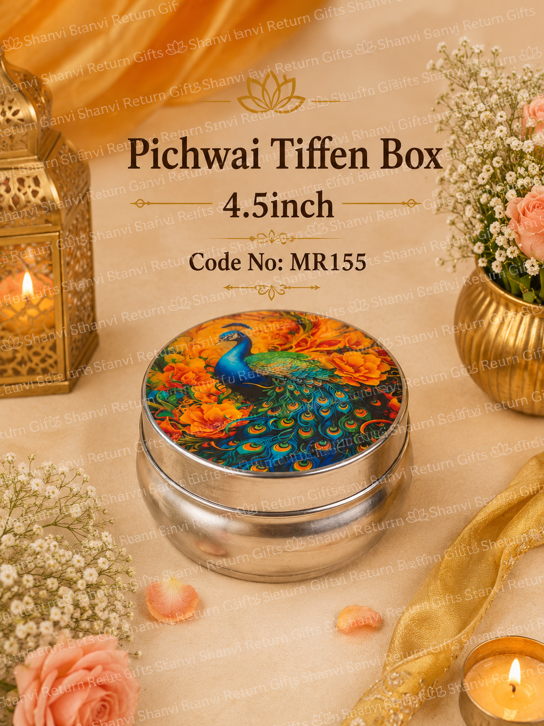 Pichwai Tiffen Box