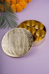 Brass Plated Masala Box 5