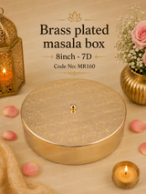 Brass Plated Masala Box 2