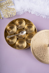 Pure Brass Masala Box 5