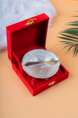 German Silver Bowl with Box 4inch 3