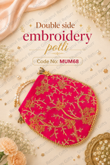 Double Side Embroidery Potli 1