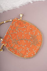 Single Side Embroidery Potli Big 2