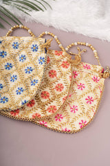 Flower Embroidery Potli 2
