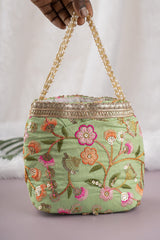 Flower Embroidery Pearl Handbag(S) 3