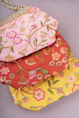 Flower Embroidery Pearl Handbag(S) 4
