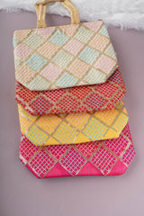 Thread Embroidery Handbag (B) 3